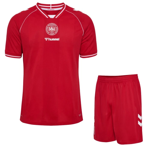 Completo calcio Danimarca Bambino Primo Mondiali 2026 Completo calcio Danimarca Bambino Primo Mondiali 2026