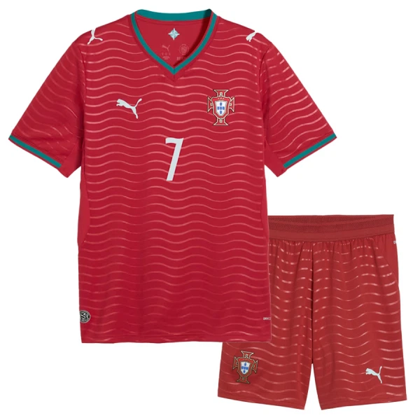 Completo calcio Portogallo Ronaldo 7 Bambino Primo Mondiali 2026