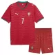 Completo calcio Portogallo Ronaldo 7 Bambino Primo Mondiali 2026