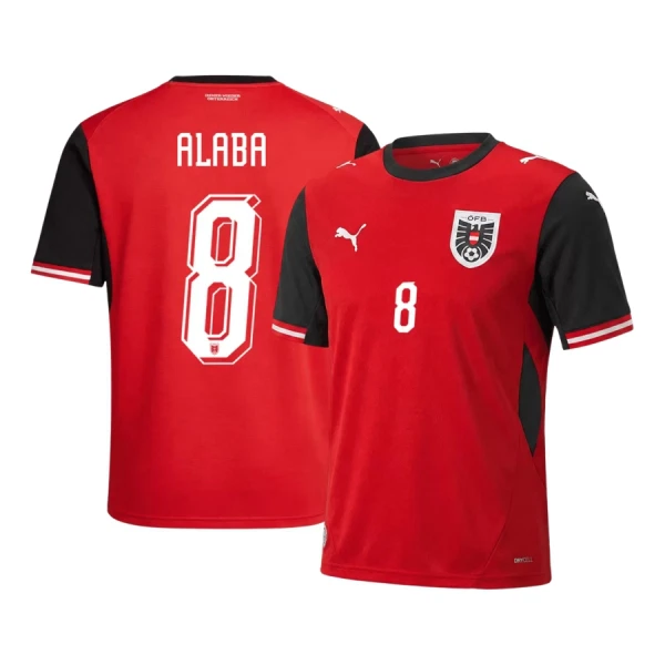 Maglia Austria Alaba 8 Uomo Primo Mondiali 2026