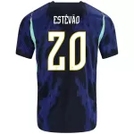 Maglia Brasile Estevao 20 Uomo Secondo Mondiali 2026