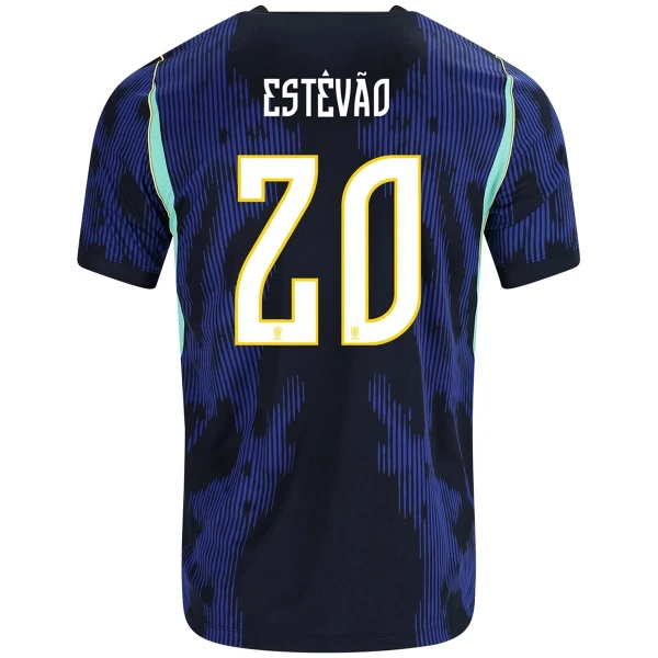 Maglia Brasile Estevao 20 Uomo Secondo Mondiali 2026