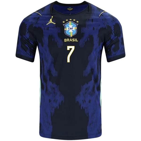 Maglia Brasile Vini JR. 7 Uomo Secondo Mondiali 2026