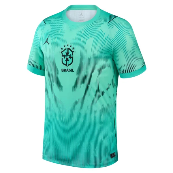 Maglia Portiere Brasile Uomo Secondo Mondiali 2026 Verde Maglia Portiere Brasile Uomo Secondo Mondiali 2026 Verde