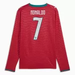 Maglia Portogallo Ronaldo 7 Uomo Primo Mondiali 2026 Maniche Lunghe