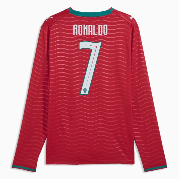 Maglia Portogallo Ronaldo 7 Uomo Primo Mondiali 2026 Maniche Lunghe Maglia Portogallo Ronaldo 7 Uomo Primo Mondiali 2026 Maniche Lunghe