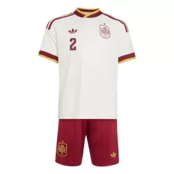 Completo calcio Spagna Carvajal 2 Bambino Secondo Mondiali 2026
