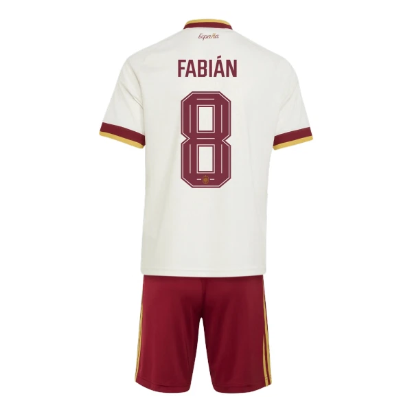 Completo calcio Spagna Fabian 8 Bambino Secondo Mondiali 2026