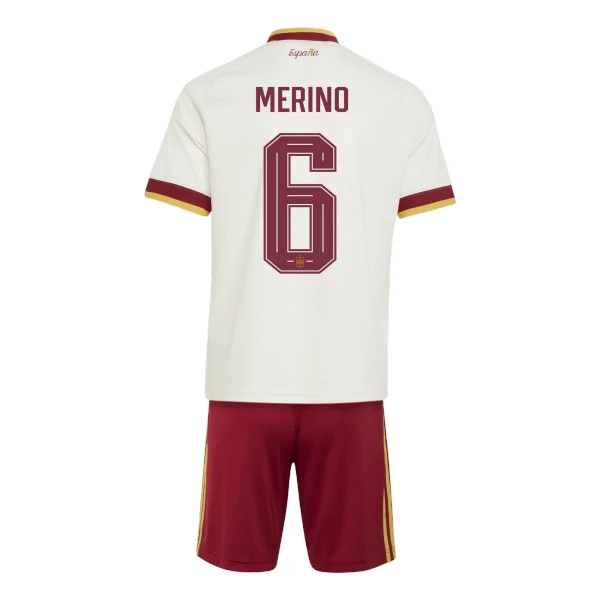 Completo calcio Spagna Merino 6 Bambino Secondo Mondiali 2026 Completo calcio Spagna Merino 6 Bambino Secondo Mondiali 2026