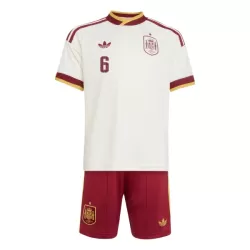Completo calcio Spagna Merino 6 Bambino Secondo Mondiali 2026