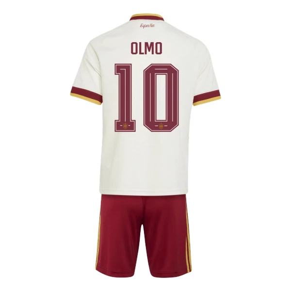 Completo calcio Spagna Olmo 10 Bambino Secondo Mondiali 2026 Completo calcio Spagna Olmo 10 Bambino Secondo Mondiali 2026