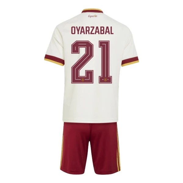 Completo calcio Spagna Oyarzabal 21 Bambino Secondo Mondiali 2026 Completo calcio Spagna Oyarzabal 21 Bambino Secondo Mondiali 2026