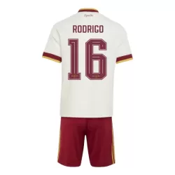 Completo calcio Spagna Rodrigo 16 Bambino Secondo Mondiali 2026