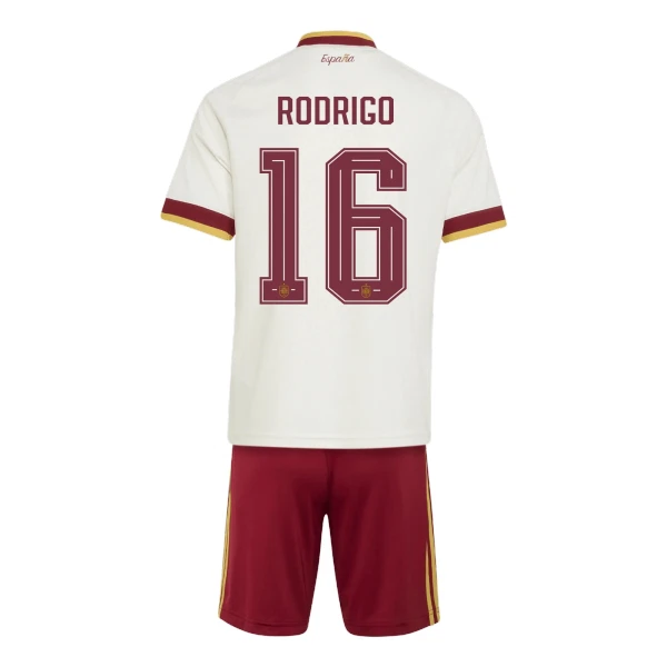 Completo calcio Spagna Rodrigo 16 Bambino Secondo Mondiali 2026 Completo calcio Spagna Rodrigo 16 Bambino Secondo Mondiali 2026