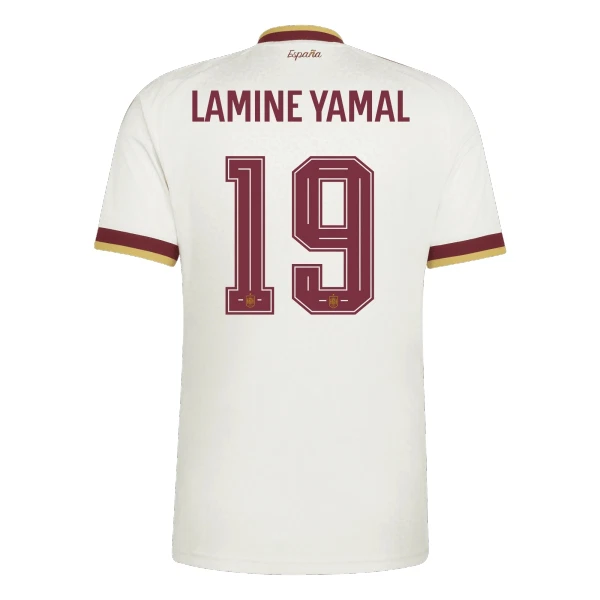 Maglia Spagna Lamine Yamal 19 Uomo Secondo Mondiali 2026 Maglia Spagna Lamine Yamal 19 Uomo Secondo Mondiali 2026