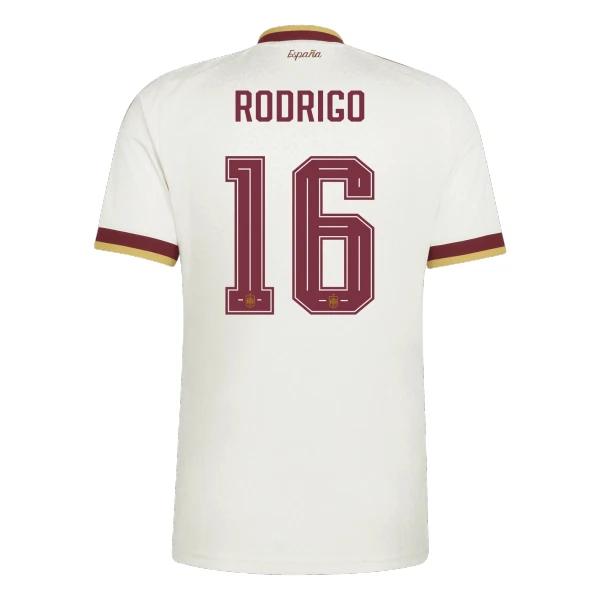 Maglia Spagna Rodrigo 16 Uomo Secondo Mondiali 2026
