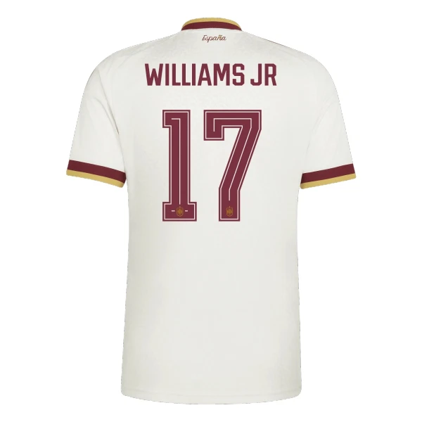 Maglia Spagna Williams JR 17 Uomo Secondo Mondiali 2026