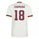 Maglia Spagna Zubimendi 18 Uomo Secondo Mondiali 2026