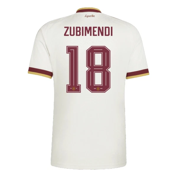 Maglia Spagna Zubimendi 18 Uomo Secondo Mondiali 2026 Maglia Spagna Zubimendi 18 Uomo Secondo Mondiali 2026