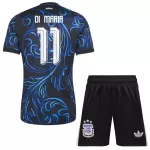 Completo calcio Argentina Di Maria 11 Bambino Secondo Mondiali 2026