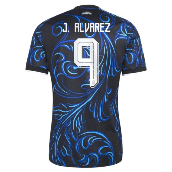 Completo calcio Argentina J. Alvarez 9 Bambino Secondo Mondiali 2026