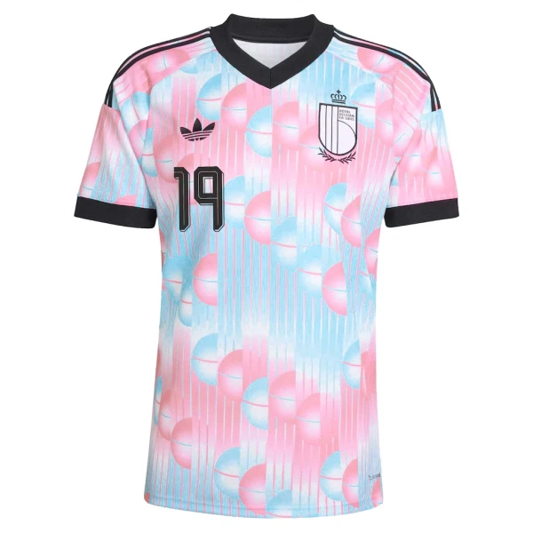 Maglia Belgio Fofana 19 Uomo Secondo Mondiali 2026