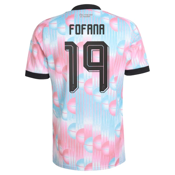 Maglia Belgio Fofana 19 Uomo Secondo Mondiali 2026