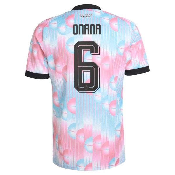 Maglia Belgio Onana 6 Uomo Secondo Mondiali 2026
