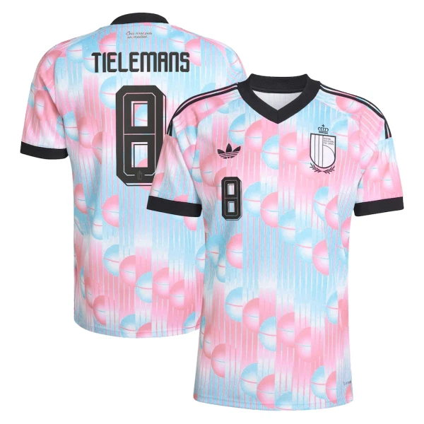 Maglia Belgio Tielemans 8 Uomo Secondo Mondiali 2026 Maglia Belgio Tielemans 8 Uomo Secondo Mondiali 2026