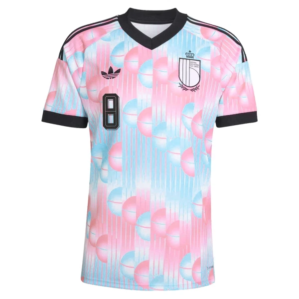 Maglia Belgio Tielemans 8 Uomo Secondo Mondiali 2026