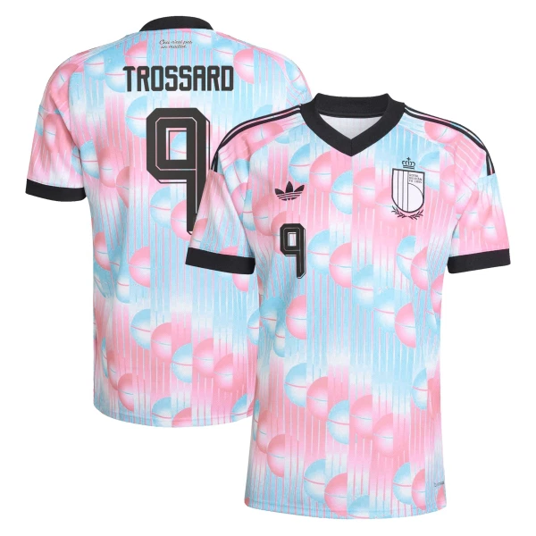 Maglia Belgio Trossard 9 Uomo Secondo Mondiali 2026