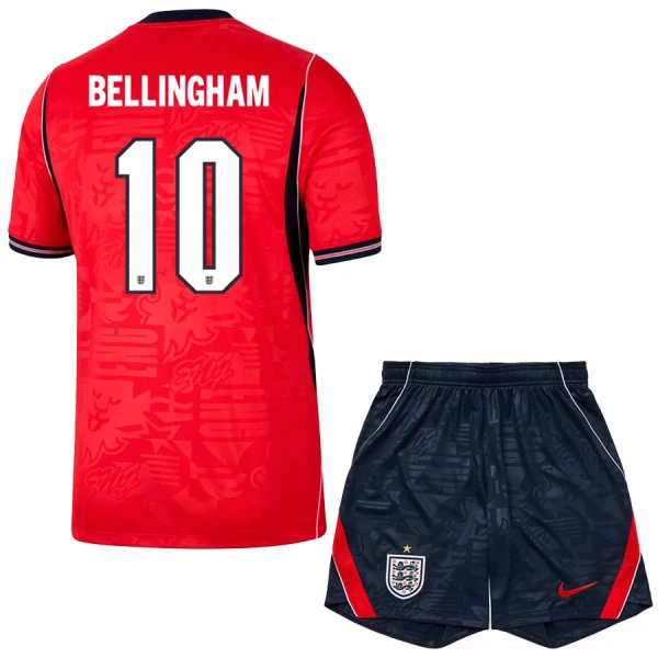 Completo calcio Inghilterra Bellingham 10 Bambino Secondo Mondiali 2026 Completo calcio Inghilterra Bellingham 10 Bambino Secondo Mondiali 2026