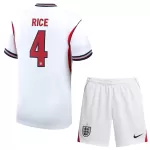 Completo calcio Inghilterra Rice 4 Bambino Primo Mondiali 2026
