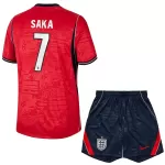Completo calcio Inghilterra Saka 7 Bambino Secondo Mondiali 2026