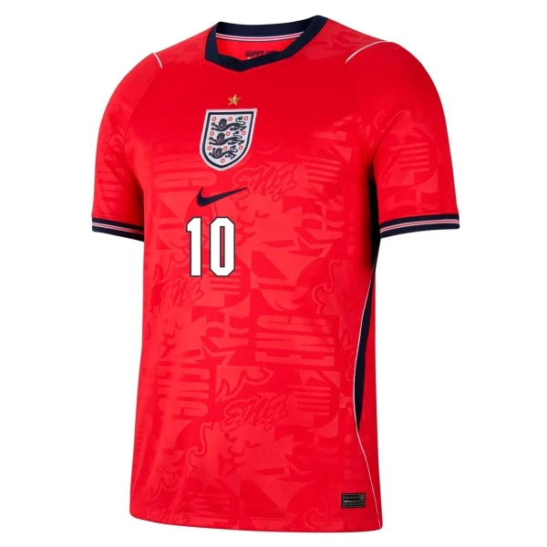 Maglia Inghilterra Bellingham 10 Uomo Secondo Mondiali 2026
