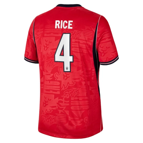 Maglia Inghilterra Rice 4 Uomo Secondo Mondiali 2026