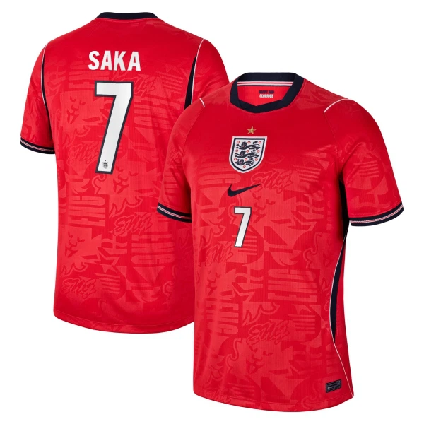 Maglia Inghilterra Saka 7 Uomo Secondo Mondiali 2026 Maglia Inghilterra Saka 7 Uomo Secondo Mondiali 2026