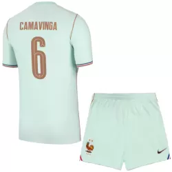Completo calcio Francia Camavinga 6 Bambino Secondo Mondiali 2026