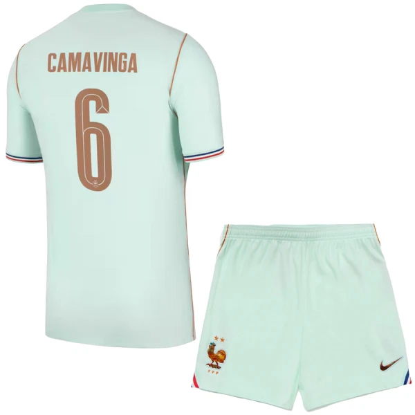Completo calcio Francia Camavinga 6 Bambino Secondo Mondiali 2026 Completo calcio Francia Camavinga 6 Bambino Secondo Mondiali 2026
