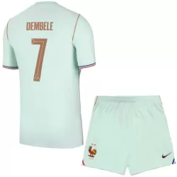 Completo calcio Francia O. Dembele 7 Bambino Secondo Mondiali 2026