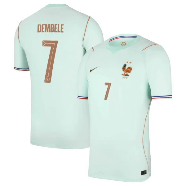 Maglia Francia O. Dembele 7 Uomo Secondo Mondiali 2026 Maglia Francia O. Dembele 7 Uomo Secondo Mondiali 2026
