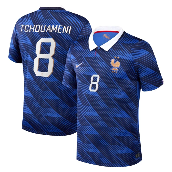 Maglia Francia Tchouaméni 8 Uomo Primo Mondiali 2026 Maglia Francia Tchouaméni 8 Uomo Primo Mondiali 2026