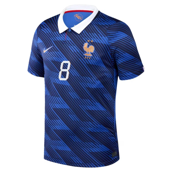 Maglia Francia Tchouaméni 8 Uomo Primo Mondiali 2026
