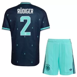Completo calcio Germania Rudiger 2 Bambino Secondo Mondiali 2026