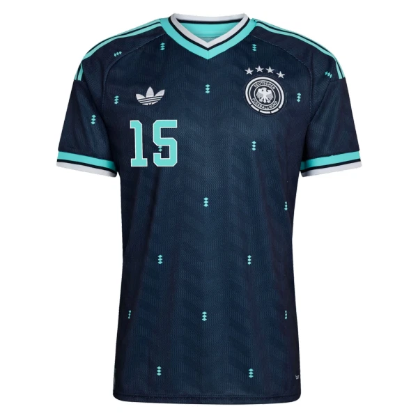 Maglia Germania N. Schlotterbeck 15 Uomo Secondo Mondiali 2026