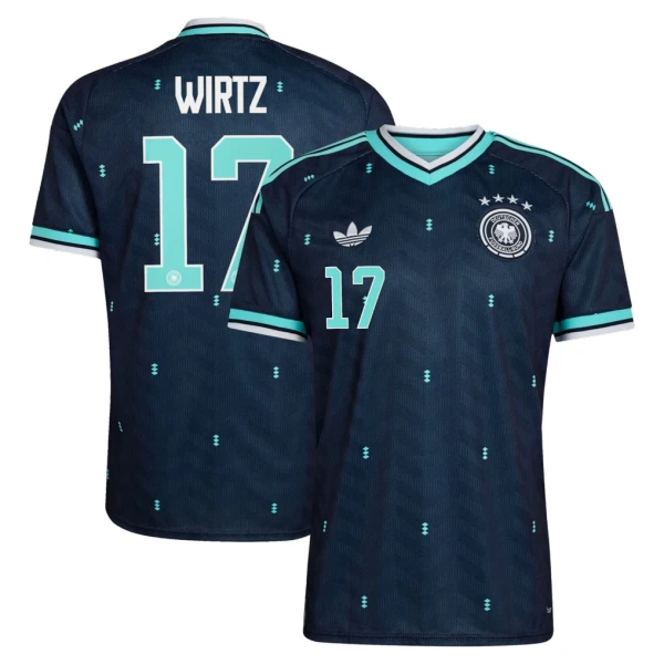 Maglia Germania Wirtz 17 Uomo Secondo Mondiali 2026 Maglia Germania Wirtz 17 Uomo Secondo Mondiali 2026