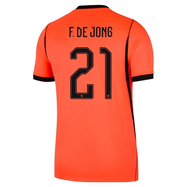 Completo calcio Paesi Bassi Frenkie de Jong 21 Bambino Primo Mondiali 2026