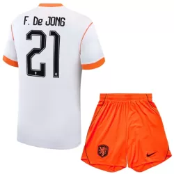 Completo calcio Paesi Bassi Frenkie de Jong 21 Bambino Secondo Mondiali 2026