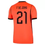 Maglia Paesi Bassi Frenkie de Jong 21 Uomo Primo Mondiali 2026