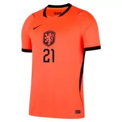 Maglia Paesi Bassi Frenkie de Jong 21 Uomo Primo Mondiali 2026